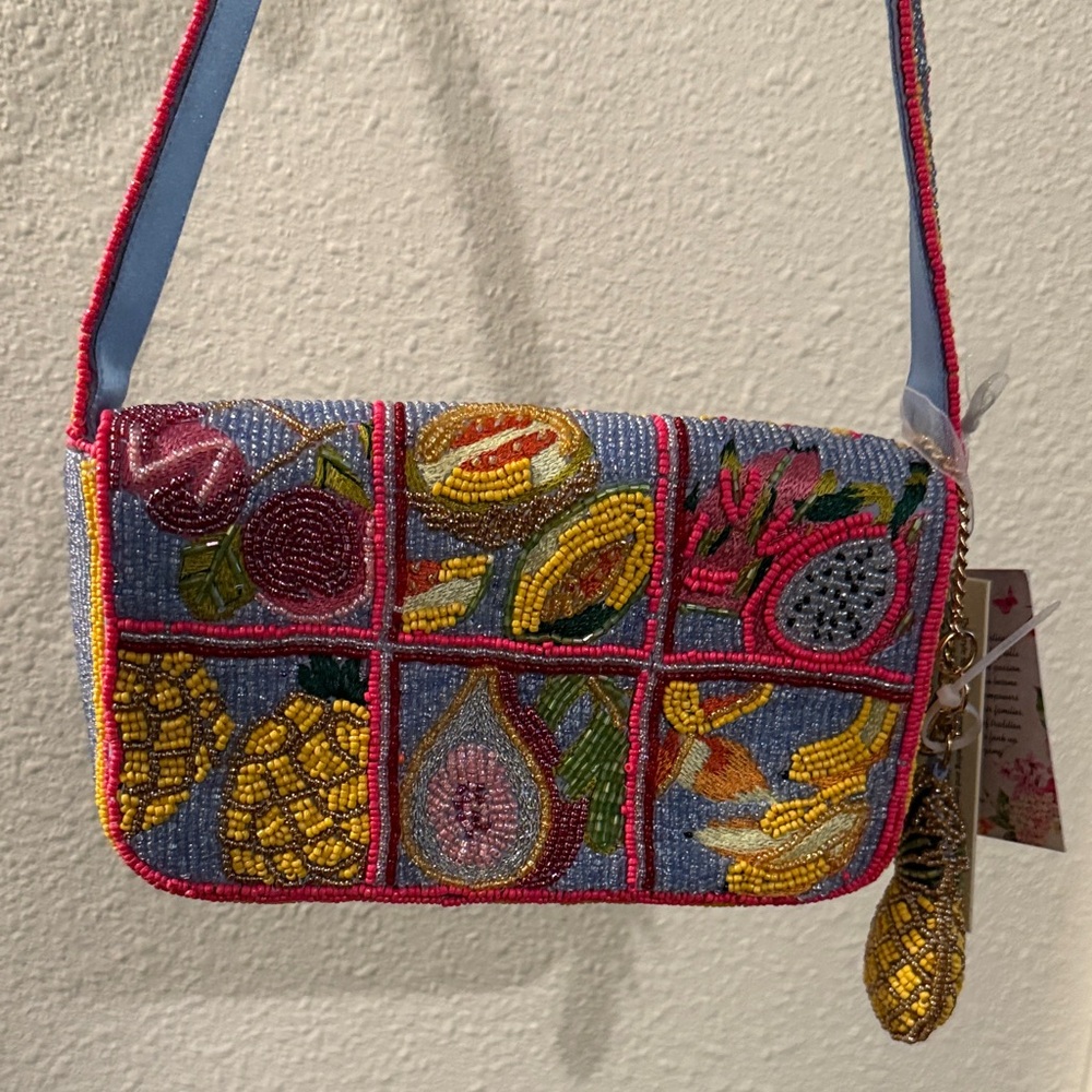 Colorful Made in India Beaded Fruit Bag from TJ Maxx